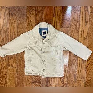 Gap light weight khaki colored jacket, kids size 4